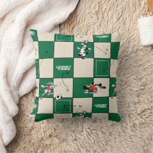 Coussin LOONEY TUNES™ Motif Grille de Football