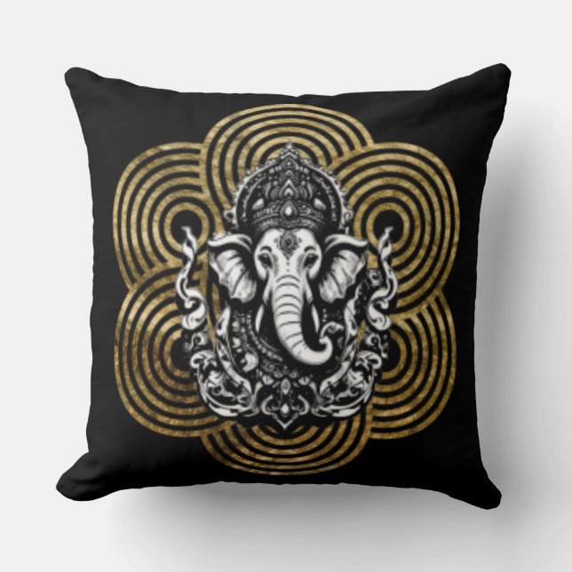 Coussin Lord Ganesha (Recto)