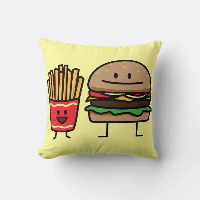 Coussin L'ordure de petit pain d'aliments de préparation (Recto)