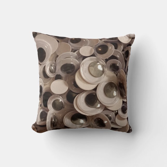 Coussin L'oreiller a des yeux (Recto)