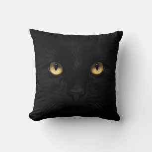 Coussin L'oreiller à lancer de chat noir