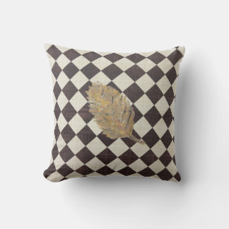 Coussin L'oreiller à lancer de feuille d'or