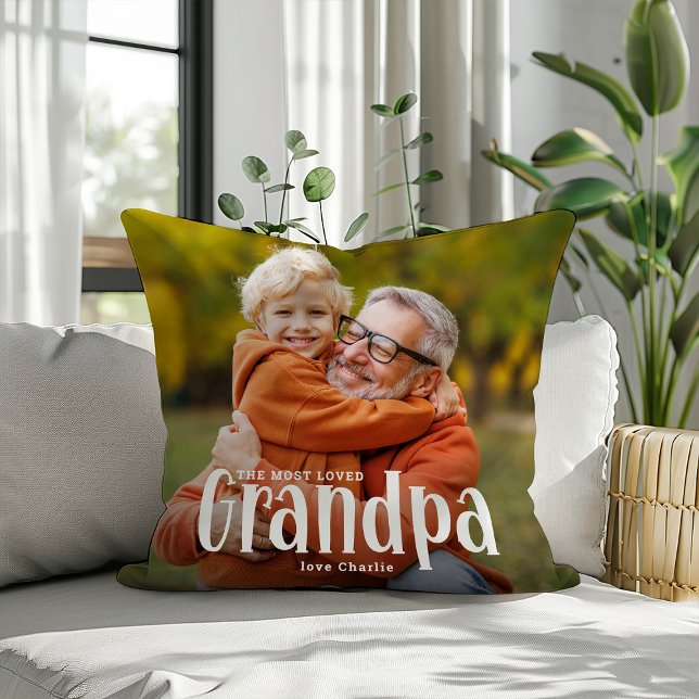 Coussin L'Oreiller-cadeau le plus adoré GRANDPA' mignon (Créateur téléchargé)