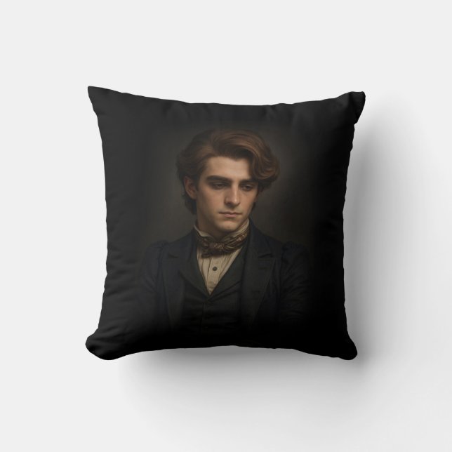 Coussin L'oreiller de l'homme victorien (Recto)