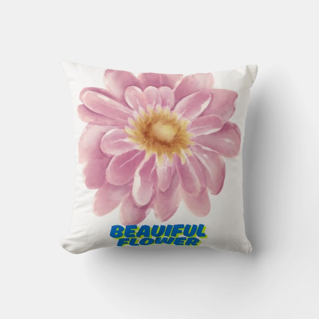 Coussin l'oreiller fleuri (Recto)