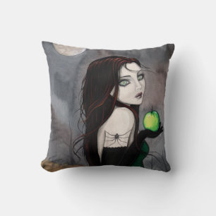 Coussin L'oreiller jeté d'art gothique La Veuve