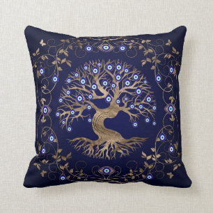 Coussin L'ornement des yeux de l'arbre de vie