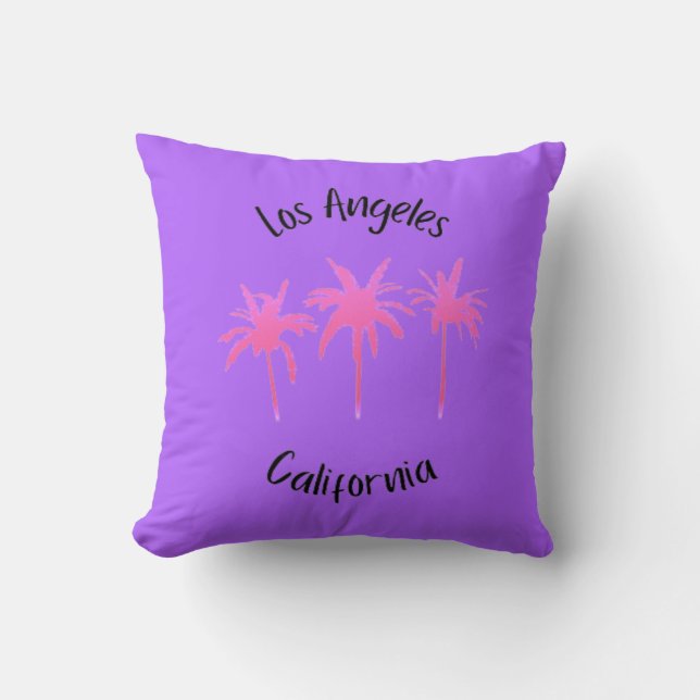 Coussin Los Angeles Californie (Recto)