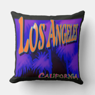 coussin "Los Angeles Night Palms"
