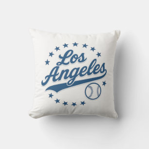 Coussin Los Angeles Vintage Baseball Logo Design - Classic