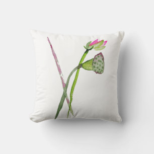 Coussin Lotus rose Fleur Zen Art Bouddhiste