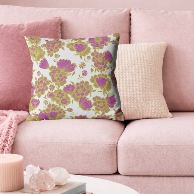 Coussin Lou Light 🤍💜 Baroque Floral (Créateur téléchargé)