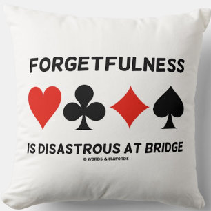 Coussin L'Oubliation Est Désastreuse Au Pont (Costumes De