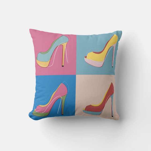 Coussin LOUBOUTIN dans le style (Recto)