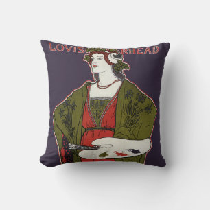 Coussin Louis Rhead ~ Salon des Cent