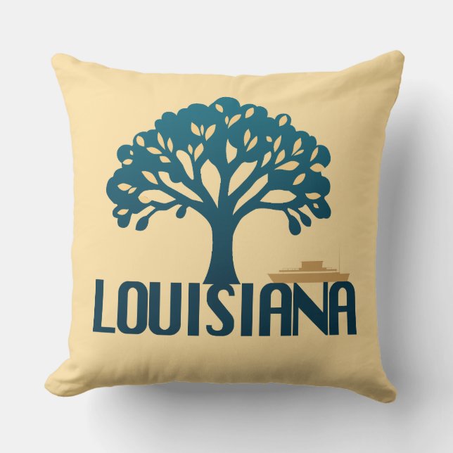 Coussin Louisiane États-Unis d'Amérique (Recto)