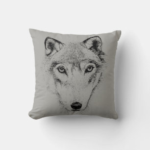 Coussin loup