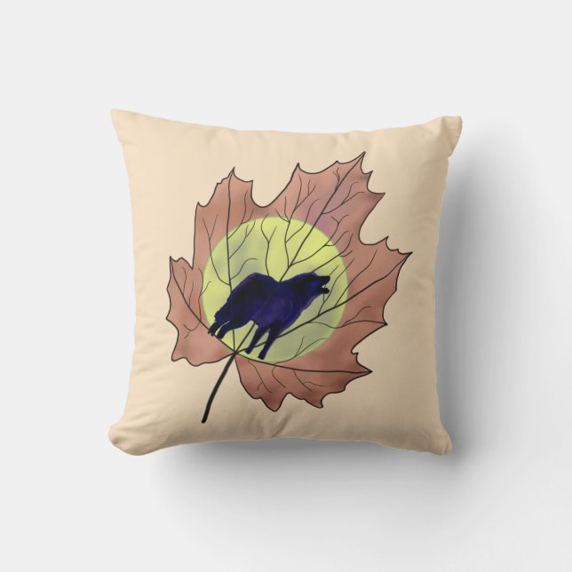 Coussin loup (Recto)