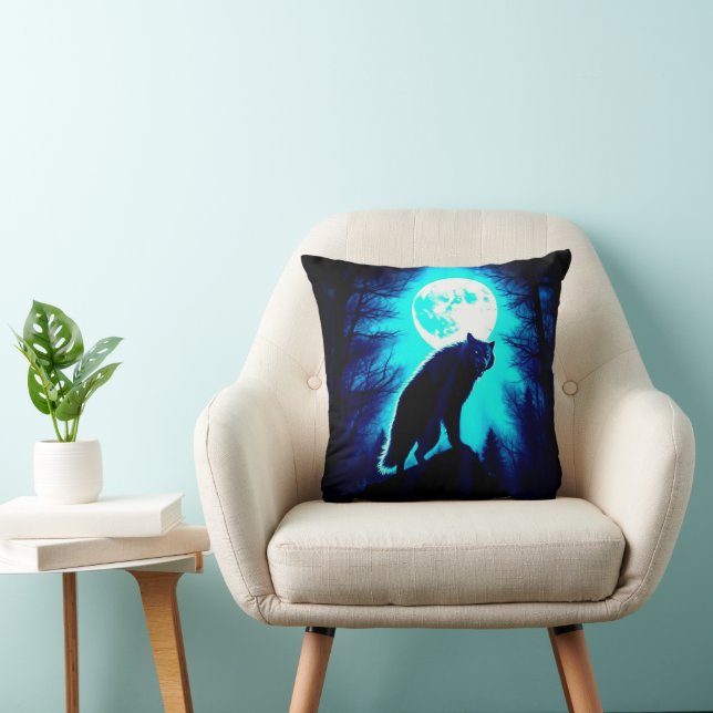 COUSSIN LOUP-GAROU PLEINE LUNE (Chaise)