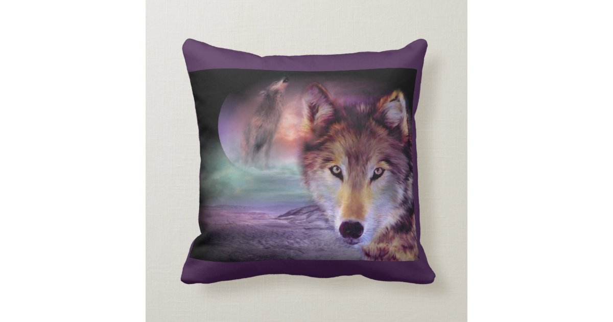 Wolf ciel étoilé hurlante-Imprimé Tissu Panneau faire un coussin d'ameublement Artisanat Wolf ciel étoilé hurlante-Imprimé Tissu Panneau faire un coussin d'ameublement Artisanat