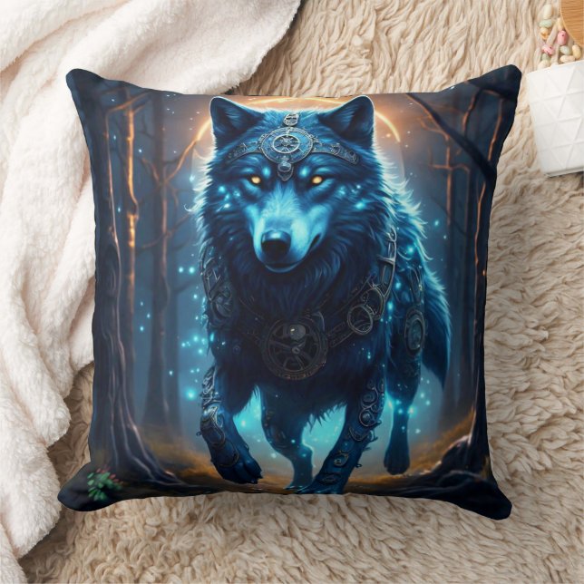 Coussin Loup Steampunk  (Couverture)