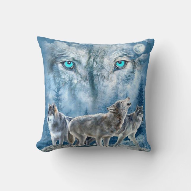 Coussin Loups (Recto)