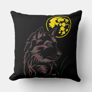 Coussin Loups rêveurs