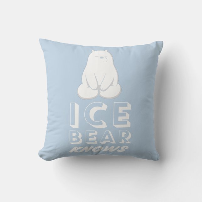 Coussin L'Ours De Glace Connaît (Recto)