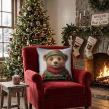 L'ours en peluche elfique fantaisiste de Noël, fol