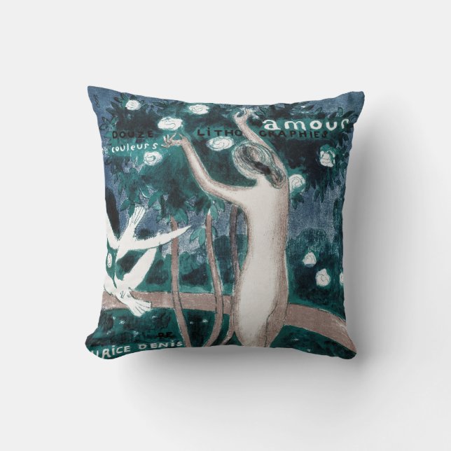 Coussin Love (Amour), Maurice Denis (Recto)
