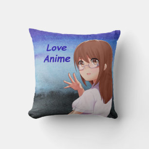 Coussin Love Anime - Caractère Cool