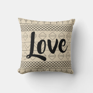 Coussin Love Aztec Motif Imprimer Géométrique Sud-Ouest Be
