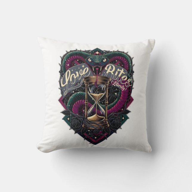 Coussin Love Bites (Literally) T-Shirt | Venomous Valentin (Recto)