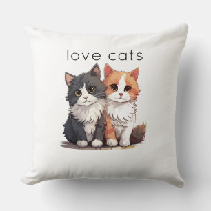 Coussin Love Cats