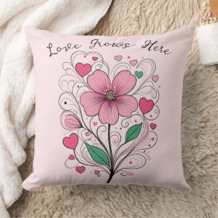 Coussin Love Grows ici -Blooming Love