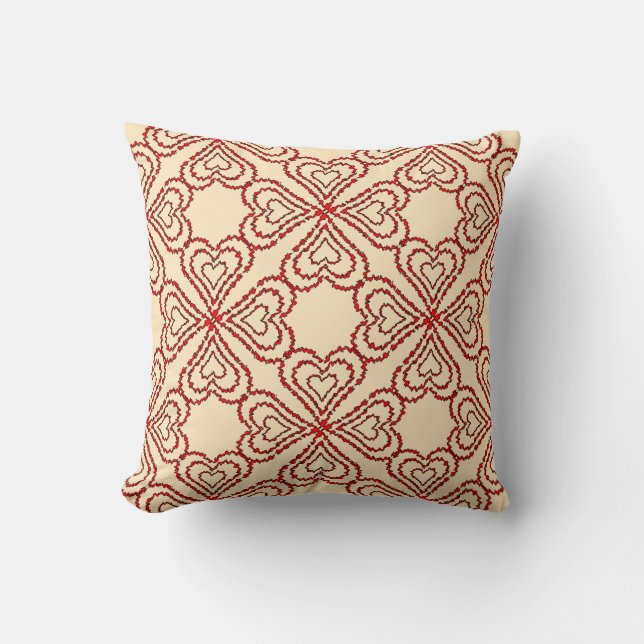 Coussin Love Heart Motif (Recto)