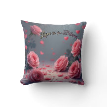 Love is in Bloom Pink Roses Romantic Valentine's