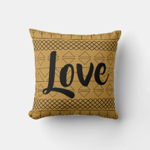 Coussin Love Motif Aztec Imprimer Géométrique Sud-Ouest Oc