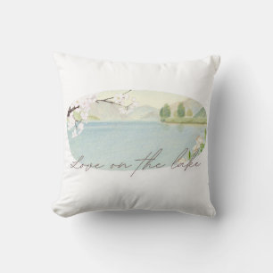 Coussin Love on the Lake Conception de mariage floral au