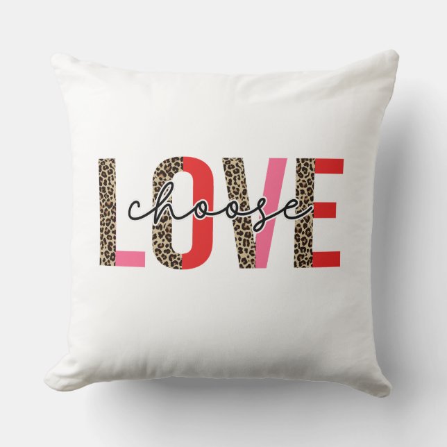 Coussin love ,Throw Pillow (Recto)