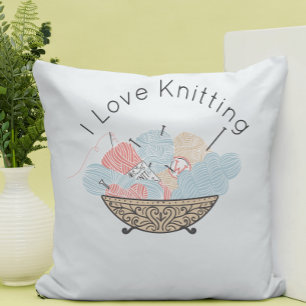 Coussin Love Tricot Yarn Bowl