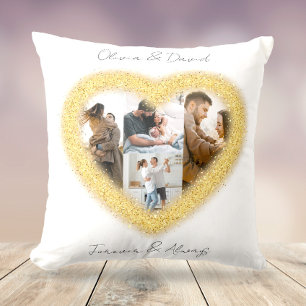 Coussin Love Valentine's Day Photo Collage