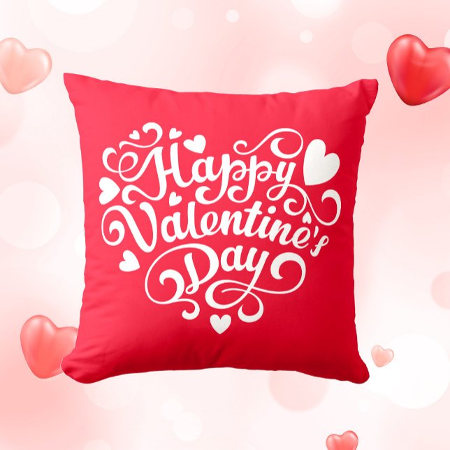 Coussin Love Valentine's Day Red (Créateur téléchargé)