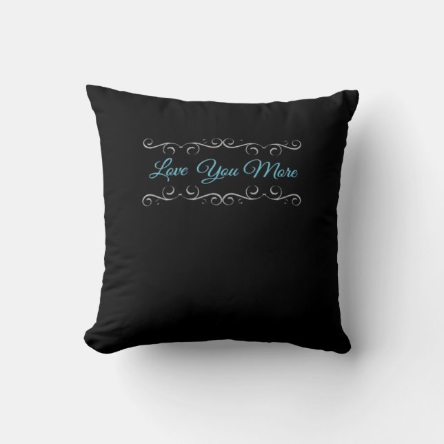 Coussin Love You More Polished Style  (Recto)