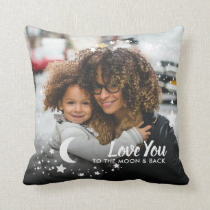 Coussin Love You to the Moon Stars Fête des mères 2 Photo