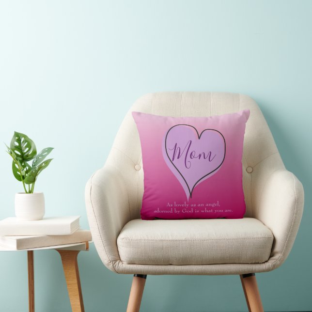 Coussin Lovely Mom Heart (Chaise)