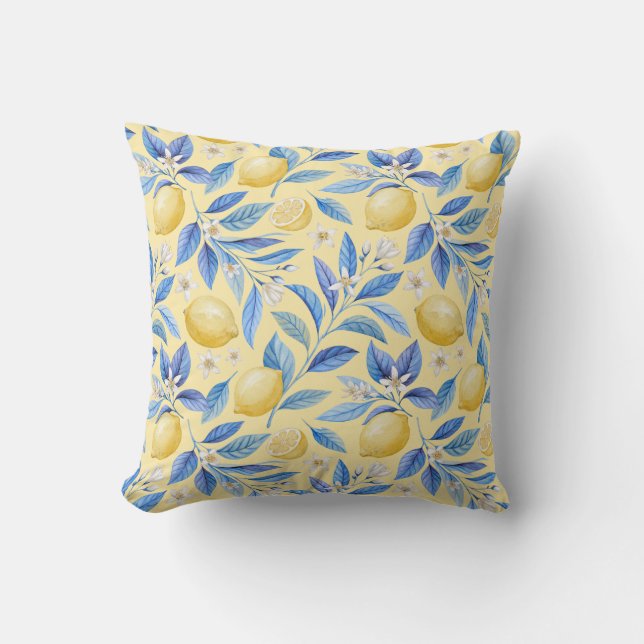 Coussin Lover citron (Recto)