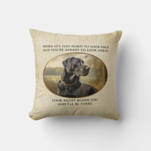 Coussin Loyal Black Lab