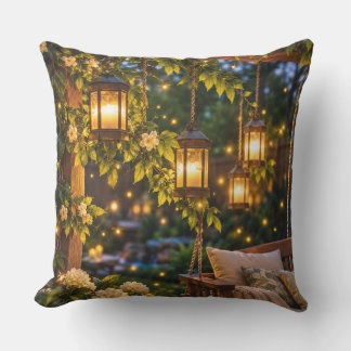 Coussin Lucioles et Lanternes