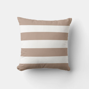 Coussin Lucky Beige & Blanc rayé